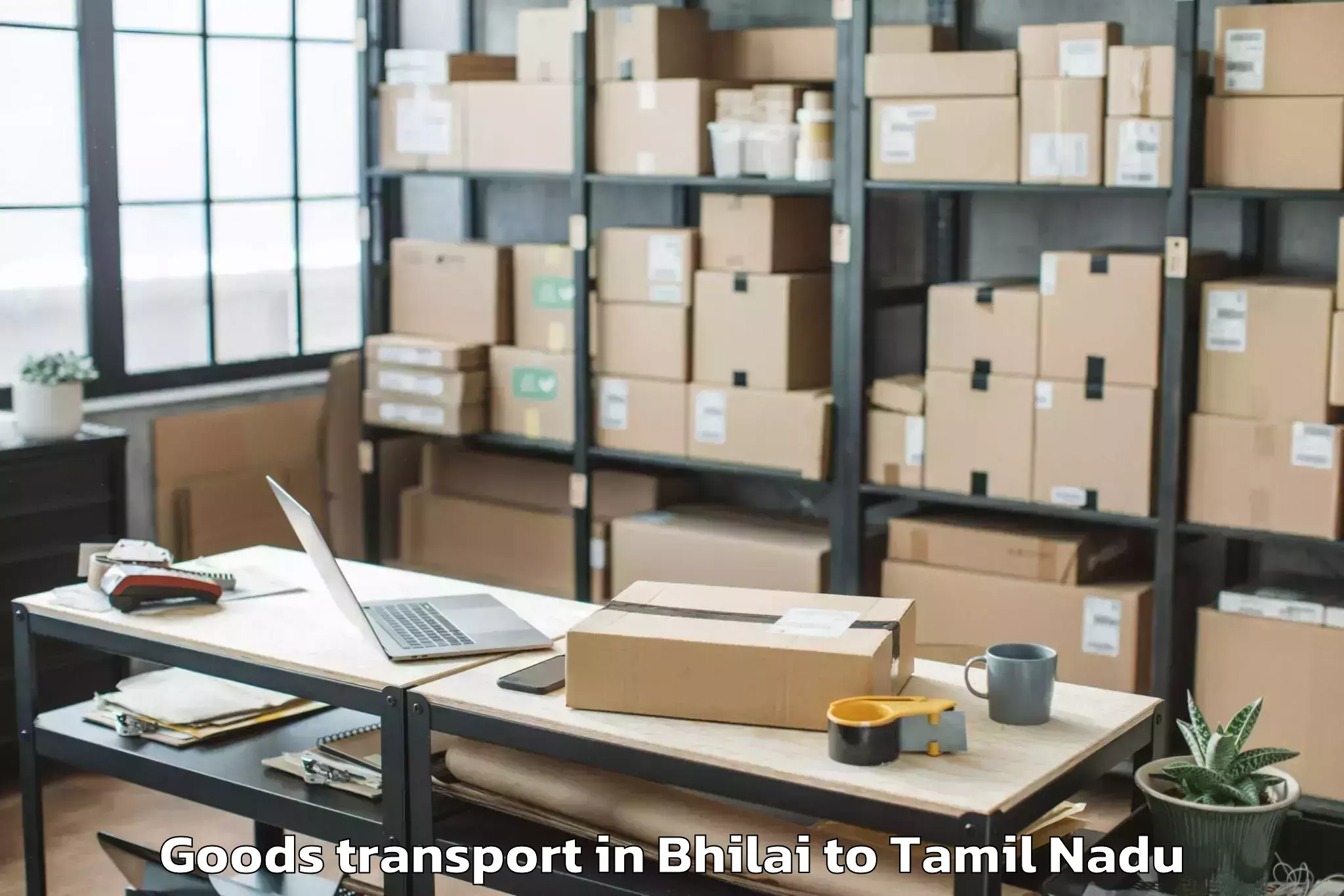 Top Bhilai to Vilathikulam Goods Transport Available